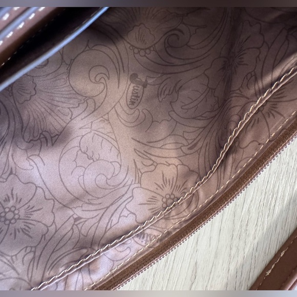 Justin Boots Crossbody Bag Wristlet Purse Southwest Desert Embroidered 🏜🌵 Boho - Picture 8 of 8